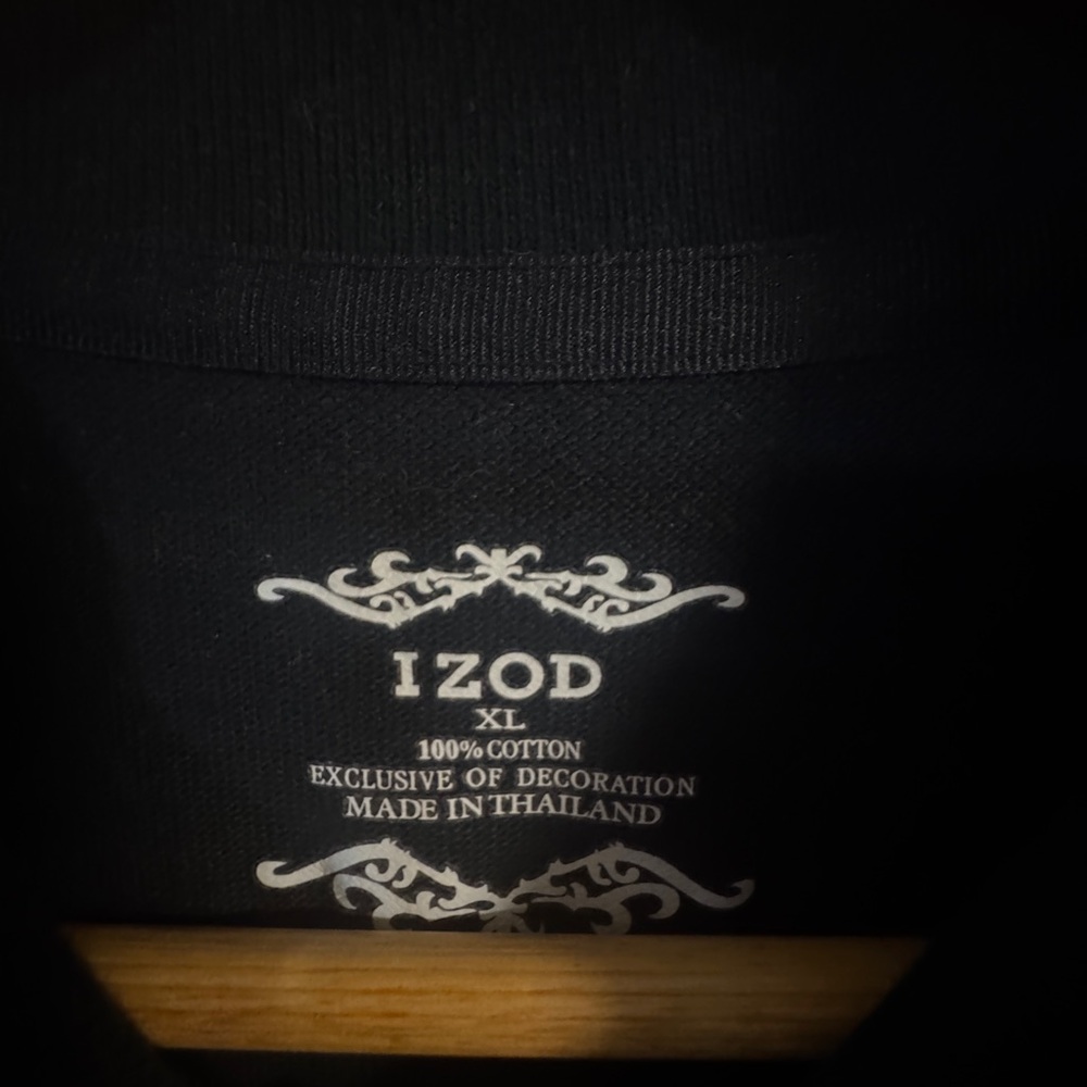 Izod Black Polo Shirt Dress - Womens Midi - Picture 2 of 2